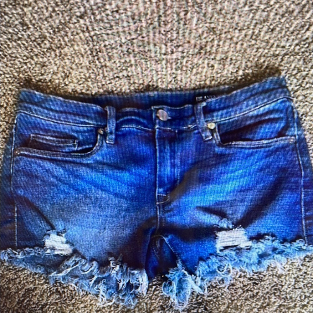 denim shorts